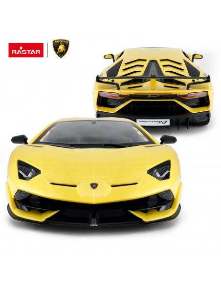Masina Cu Telecomanda Lamorghini Aventador Svj Galben Scara 1