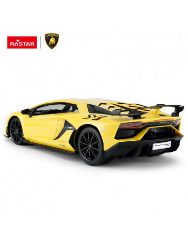 Masina Cu Telecomanda Lamorghini Aventador Svj Galben Scara 1