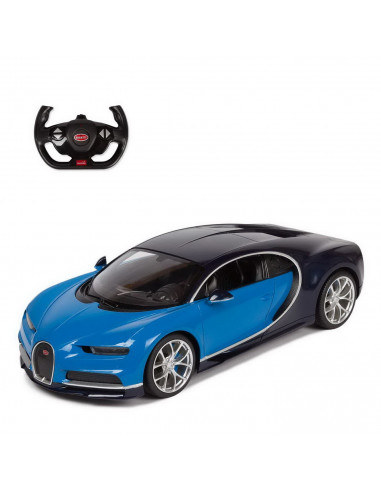 Masina Cu Telecomanda Bugatti Chiron Albastru Scara 1 La