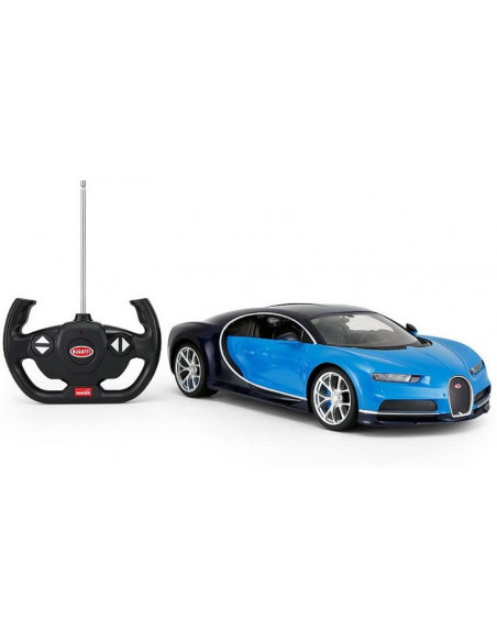 Masina Cu Telecomanda Bugatti Chiron Albastru Scara 1 La