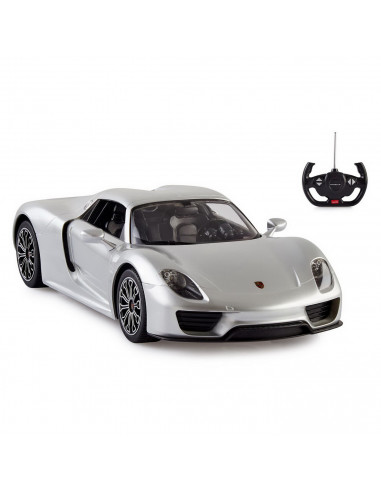 Masina Cu Telecomanda Porsche 918 Spyder Argintiu Scara 1 La