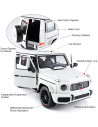 Masina Cu Telecomanda Mercedes-benz G63 Alb Scara 1 La