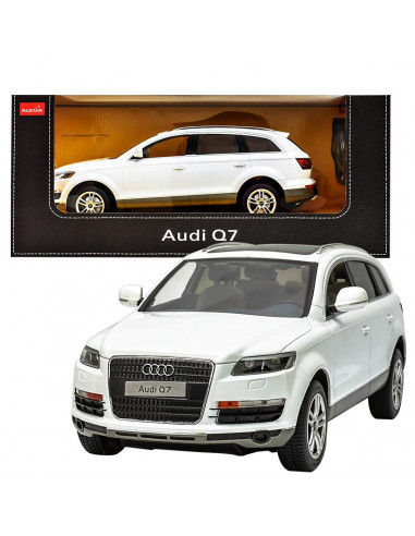 Masina Cu Telecomanda Audi Q7 Alb Scara 1 La 14,Ras27400_Alb