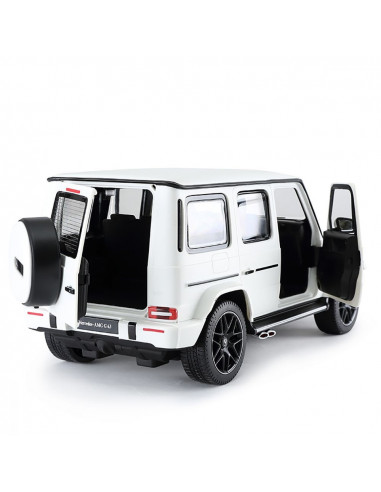 Masina Cu Telecomanda Mercedes-benz G63 Alb Scara 1 La