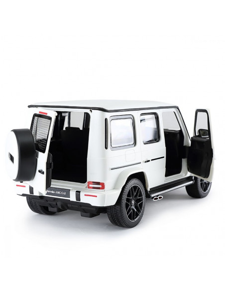 Masina Cu Telecomanda Mercedes-benz G63 Alb Scara 1 La