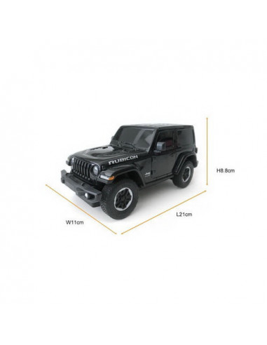 Masina Cu Telecomanda Jeep Wrangler Jl Negru Scara 1 La