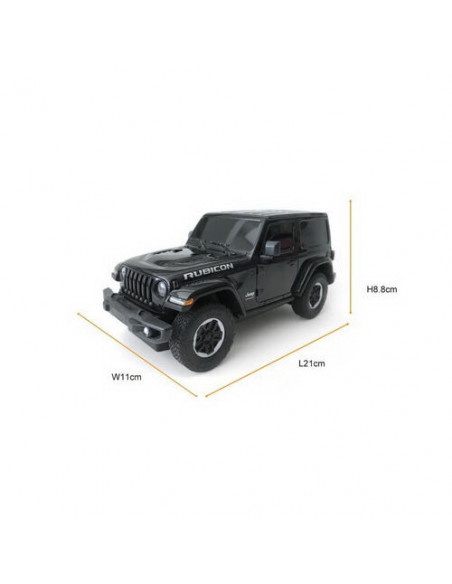 Masina Cu Telecomanda Jeep Wrangler Jl Negru Scara 1 La