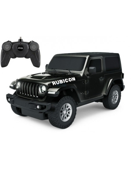 Masina Cu Telecomanda Jeep Wrangler Jl Negru Scara 1 La