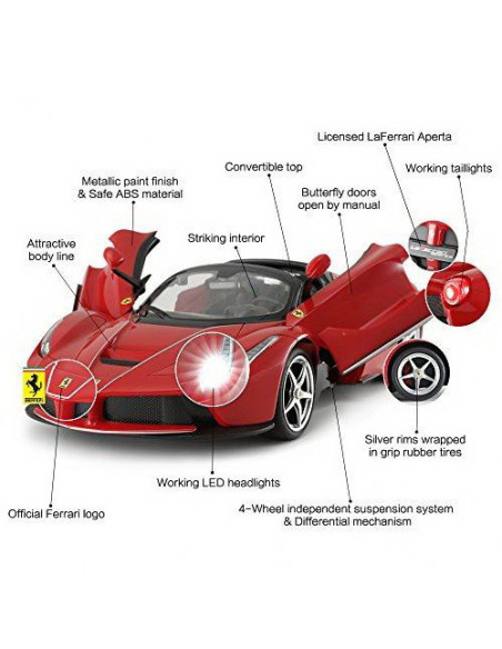 Masina Cu Telecomanda Laferrari Aperta Scara 1 La 14,Ras75800