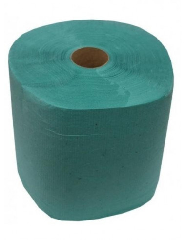 Rola hartie industriala, reciclat, VERDE,1711000035