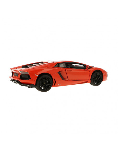 Masinuta Metalica Lamborghini Aventador Lp700 Portocaliu Scara