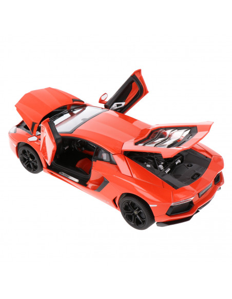 Masinuta Metalica Lamborghini Aventador Lp700 Portocaliu Scara