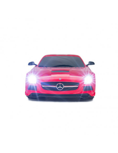 Masina Cu Telecomanda Mercedes-benz Sls Amg Rosu Cu Scara 1 La
