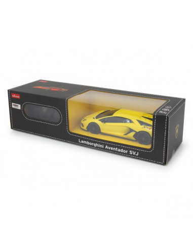 Masina Cu Telecomanda Lamborghini Galben Cu Scara 1 La