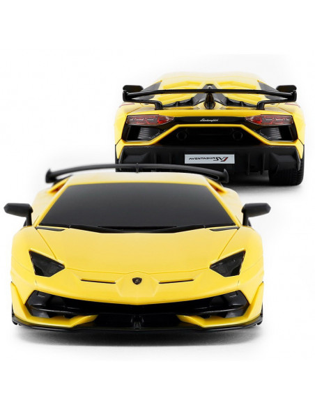 Masina Cu Telecomanda Lamborghini Galben Cu Scara 1 La