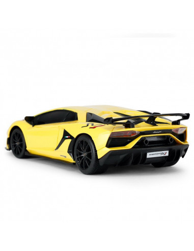 Masina Cu Telecomanda Lamborghini Galben Cu Scara 1 La