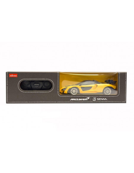 Masina Cu Telecomanda Mclaren Senna Galben Cu Scara 1 La