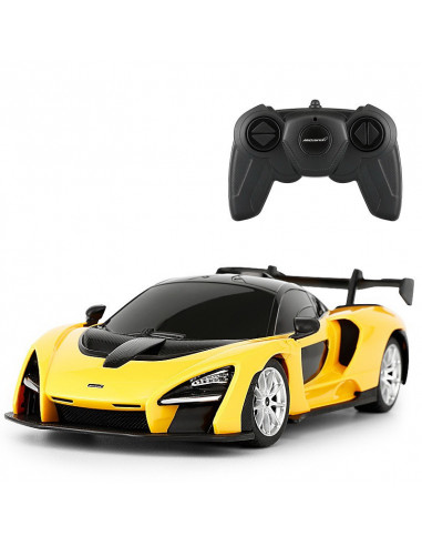 Masina Cu Telecomanda Mclaren Senna Galben Cu Scara 1 La