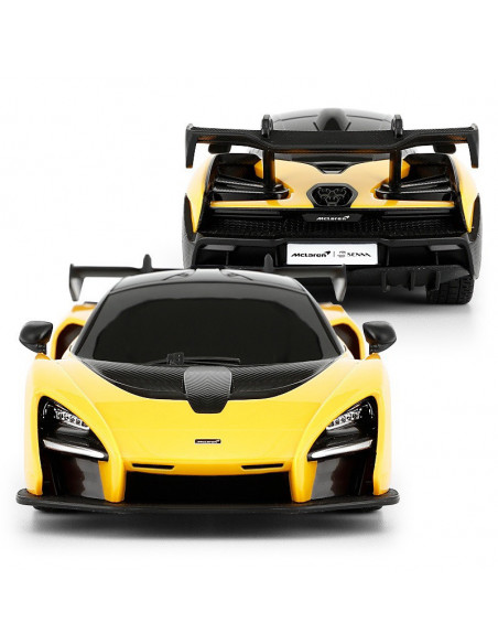 Masina Cu Telecomanda Mclaren Senna Galben Cu Scara 1 La