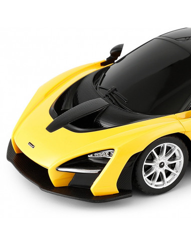 Masina Cu Telecomanda Mclaren Senna Galben Cu Scara 1 La