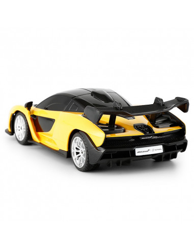 Masina Cu Telecomanda Mclaren Senna Galben Cu Scara 1 La