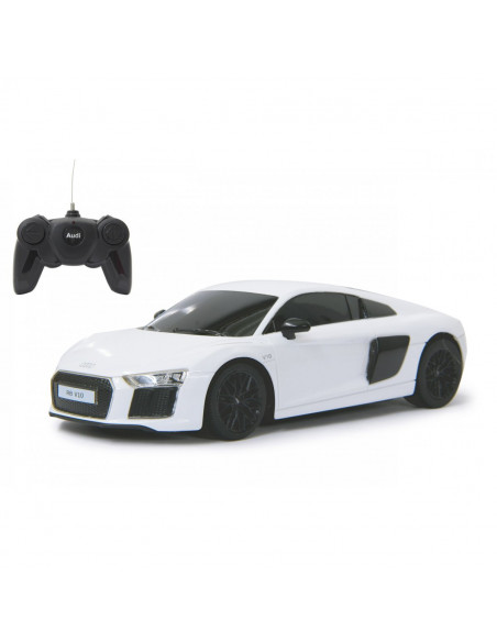 Masina Cu Telecomanda Audi R8 Alb Cu Scara 1 La 24,Ras72300_Alb