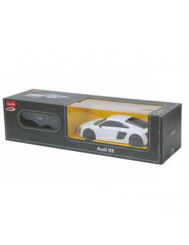 Masina Cu Telecomanda Audi R8 Alb Cu Scara 1 La 24,Ras72300_Alb