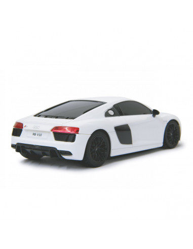 Masina Cu Telecomanda Audi R8 Alb Cu Scara 1 La 24,Ras72300_Alb