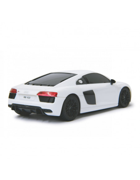 Masina Cu Telecomanda Audi R8 Alb Cu Scara 1 La 24,Ras72300_Alb