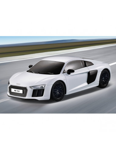 Masina Cu Telecomanda Audi R8 Alb Cu Scara 1 La 24,Ras72300_Alb