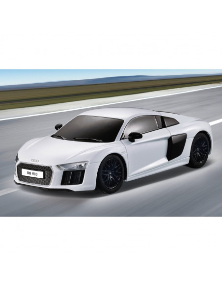 Masina Cu Telecomanda Audi R8 Alb Cu Scara 1 La 24,Ras72300_Alb