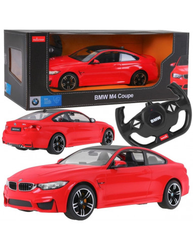 Masina Cu Telecomanda Bmw M4 Rosu Cu Scara 1 La 14,Ras70900_Rosu