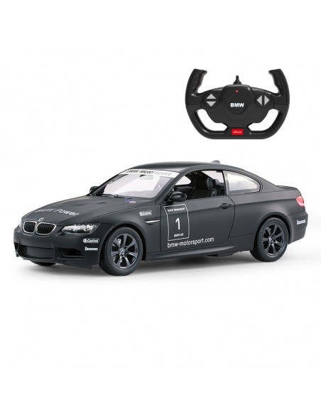 Masina Cu Telecomanda Bmw M3 Negru Cu Scara 1 La