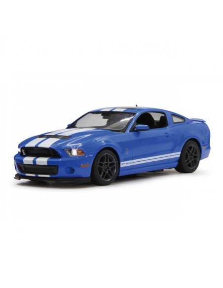 Masina Cu Telecomanda Ford Shelby Gt500 Albastru Cu Scara 1 La