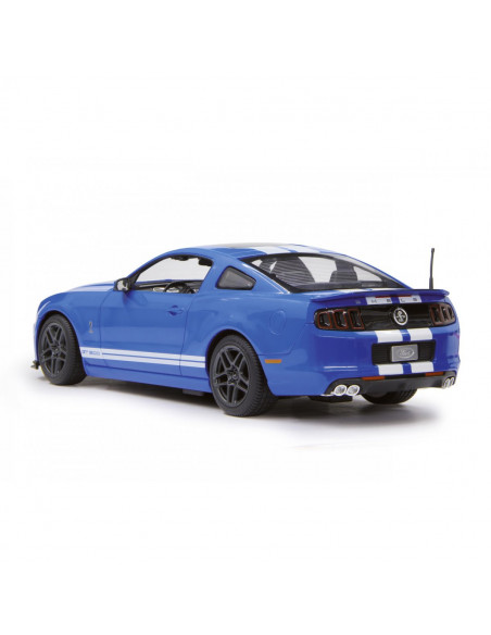 Masina Cu Telecomanda Ford Shelby Gt500 Albastru Cu Scara 1 La