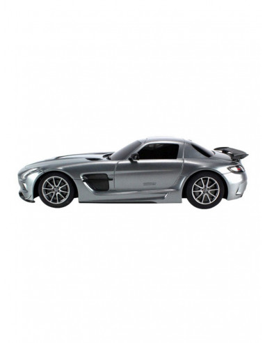Masina Cu Telecomanda Mercedes-benz Sls Amg Argintiu Cu Scara 1