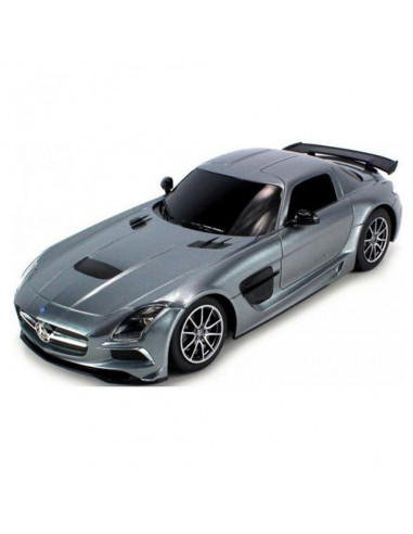 Masina Cu Telecomanda Mercedes-benz Sls Amg Argintiu Cu Scara 1