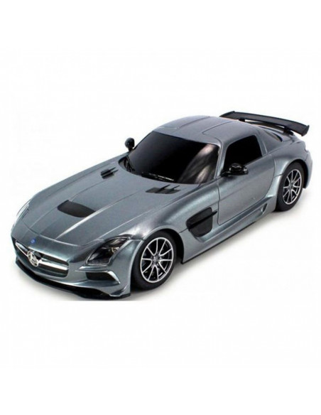 Masina Cu Telecomanda Mercedes-benz Sls Amg Argintiu Cu Scara 1