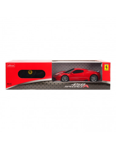 Masina Cu Telecomanda Ferrari 458 Speciale Rosu Cu Scara 1 La