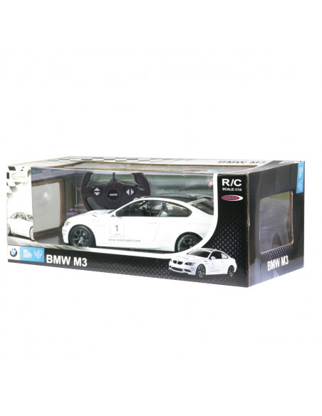 Masina Cu Telecomanda Bmw M3 Alb Cu Scara 1 La 14,Ras48000_Alb