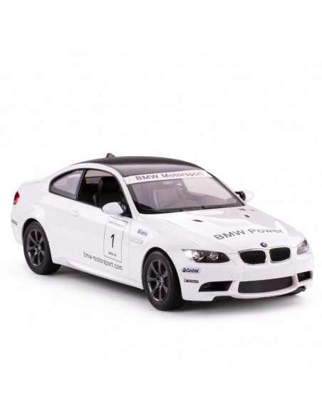 Masina Cu Telecomanda Bmw M3 Alb Cu Scara 1 La 14,Ras48000_Alb