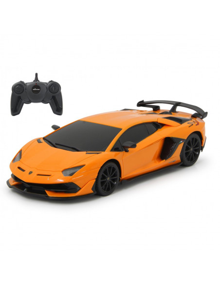 Masina Cu Telecomanda Lamborghini Aventador Svj Portocaliu Cu