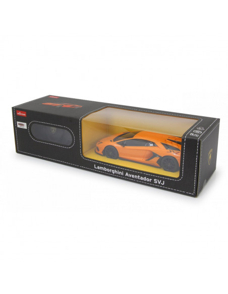 Masina Cu Telecomanda Lamborghini Aventador Svj Portocaliu Cu