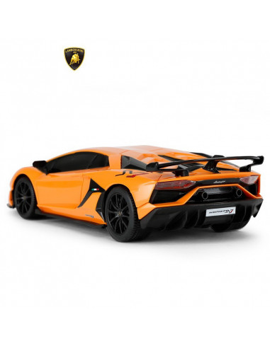 Masina Cu Telecomanda Lamborghini Portocaliu Cu Scara 1 La