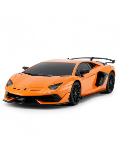 Masina Cu Telecomanda Lamborghini Portocaliu Cu Scara 1 La