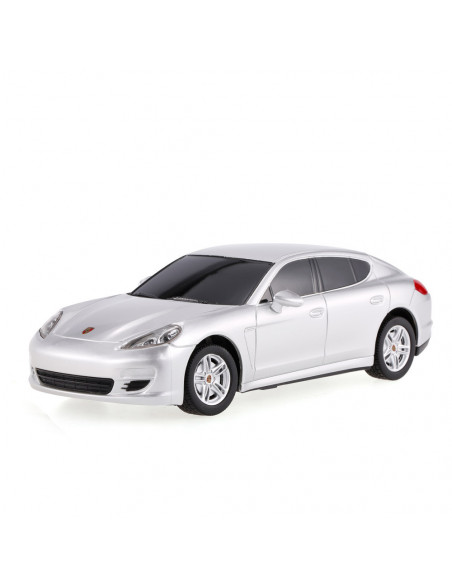 Masina Cu Telecomanda Porsche Panamera Argintiu Cu Scara 1 La