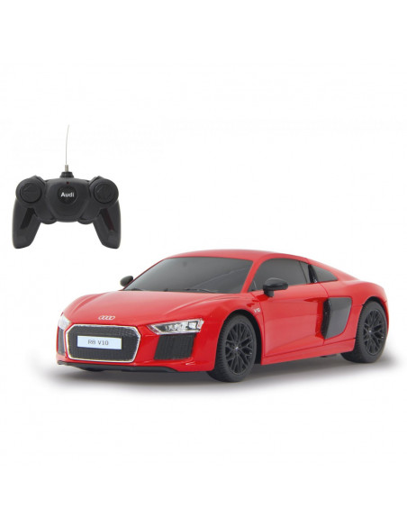 Masina Cu Telecomanda Audi R8 Rosu Cu Scara 1 La