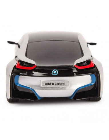 Masina Cu Telecomanda Bmw I8 Argintie Scara 1 La