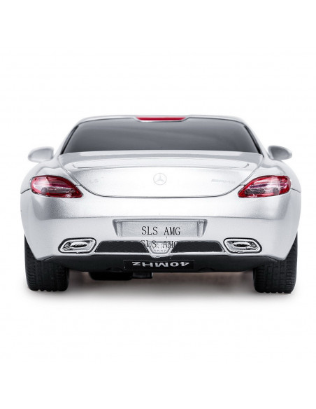 Masina Cu Telecomanda Mercedes-benz Sls Amg Argintie Scara 1 La