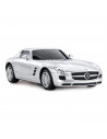 Masina Cu Telecomanda Mercedes-benz Sls Amg Argintie Scara 1 La